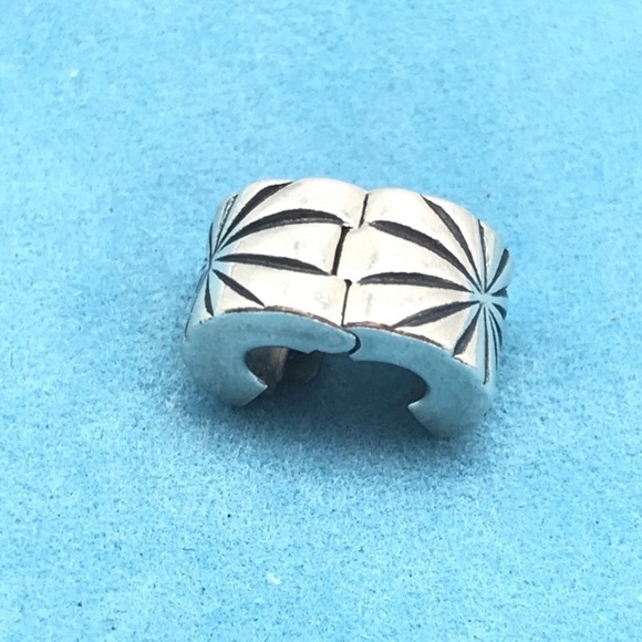 Pandora Retired Sunburst Clip Bead Charm - Picture 4 of 5